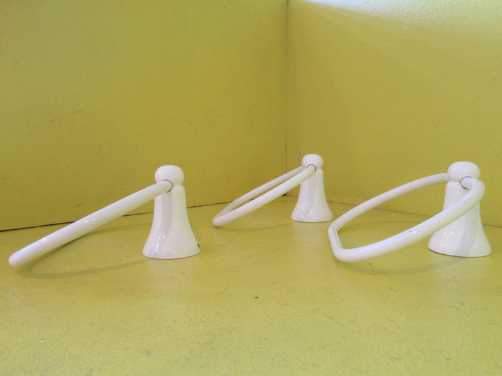 White Rectangular Hand Towel Holder  50W x80D x 200L
