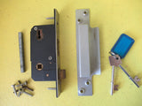 Mortice Lock with Striker & Keys  Plate 168L x 30W  Body 60D x 105L