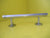 Art Noveau Chrome Pull Handles 195L x 16mm Hex x 52H?Plate 31Dia