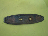 Vintage Oval Ribbed Door Plate 255L x 60W