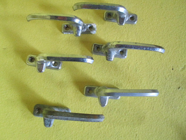 Small Chrome & Brass Spilt Rail Fasteners for Wooden Windows