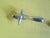 Small Chrome & Brass Spilt Rail Fasteners for Wooden Windows