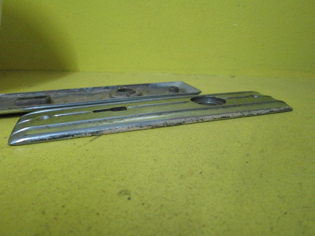 Art Deco Rectangle Raised Lined Door Plate 165L x 40W x 4D