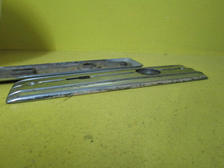 Art Deco Rectangle Raised Lined Door Plate 165L x 40W x 4D