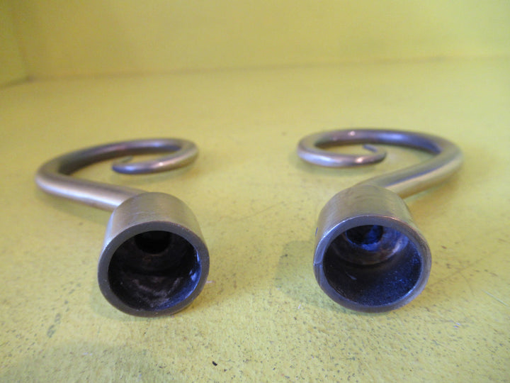 Stylish Brass Monkey Tail Curtain Rod Ends  1200L x 6.5W