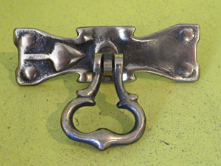 Brass Gothic Style Pull Handle 85L x 25W x 50D