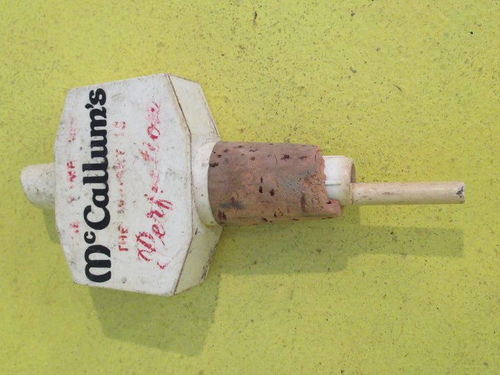 Antique McCallums Whiskey Nip Pourer/Bottle Pourer