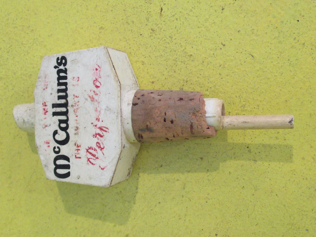 Antique McCallums Whiskey Nip Pourer/Bottle Pourer
