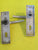 Modern Aluminium Door Handle with Curved Levers  162L x 43W x 60D
