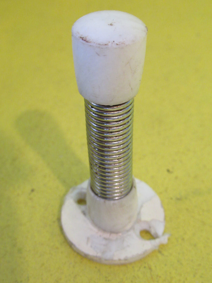 White Spring door Stop  75-80L x 40W