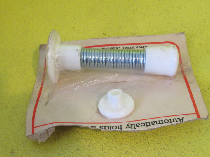 White Spring door Stop  75-80L x 40W