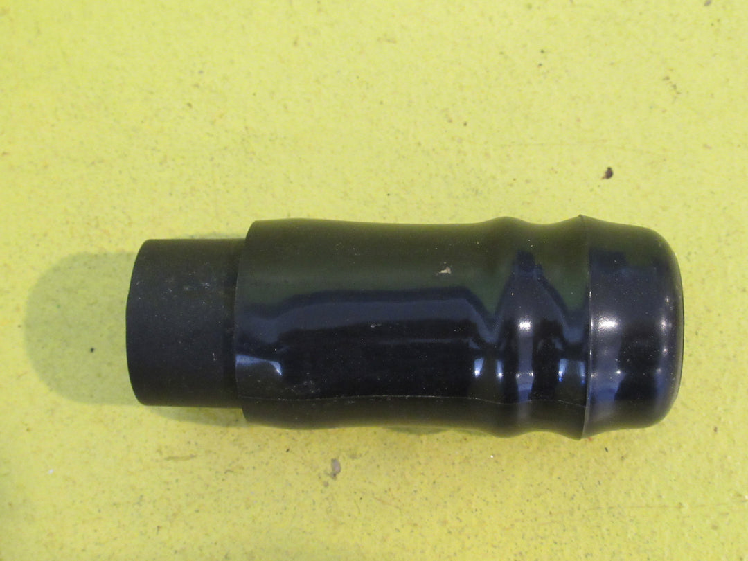 Black Solid Rubber Door Stop  90L x 37W