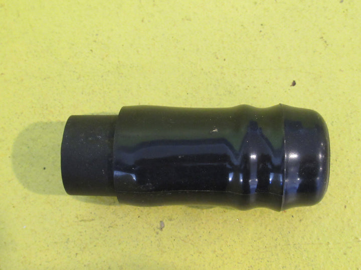 Black Solid Rubber Door Stop  90L x 37W