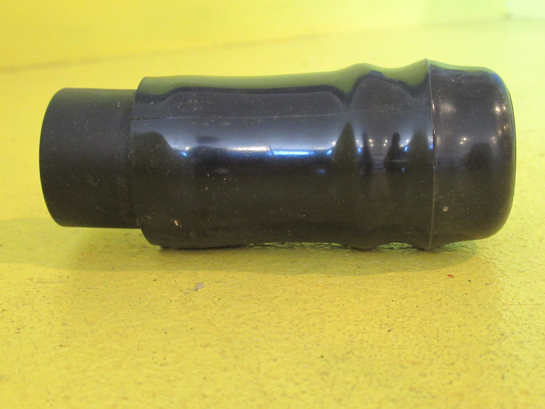 Black Solid Rubber Door Stop  90L x 37W