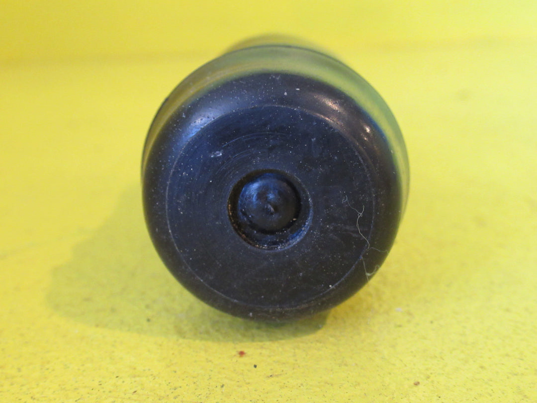 Black Solid Rubber Door Stop  90L x 37W