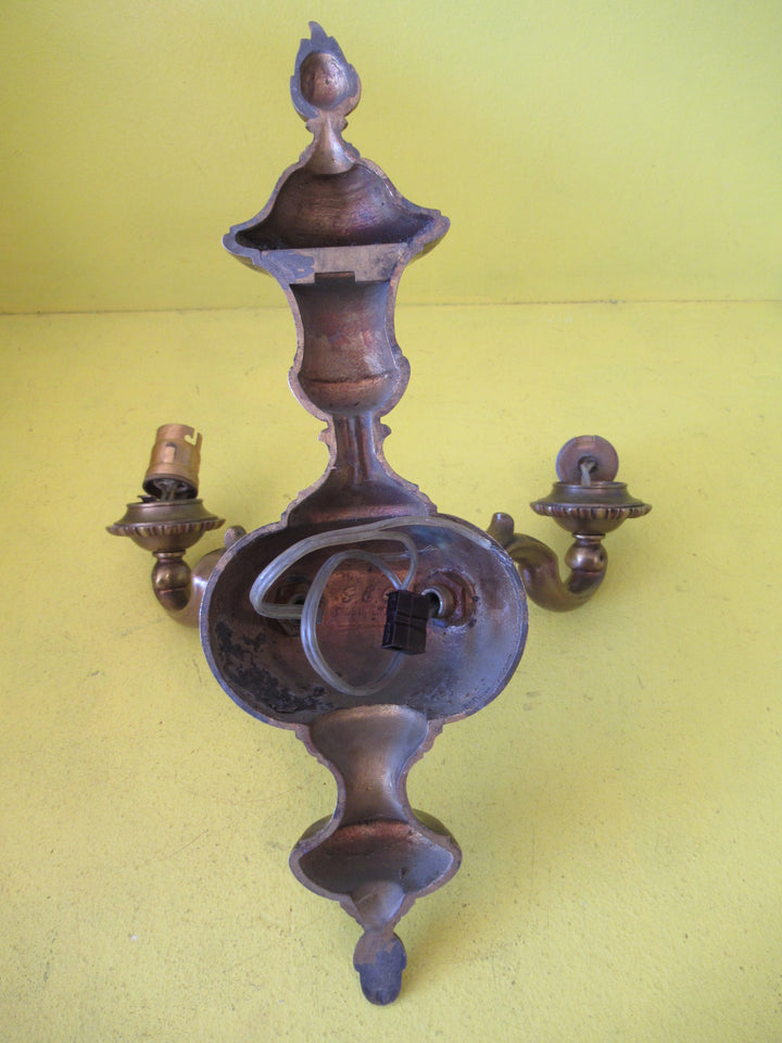 Solid Brass Belgium Sconce  340H x 170D x 280W