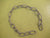 Cream Crackle effect Chain  660L  (19 Links)
