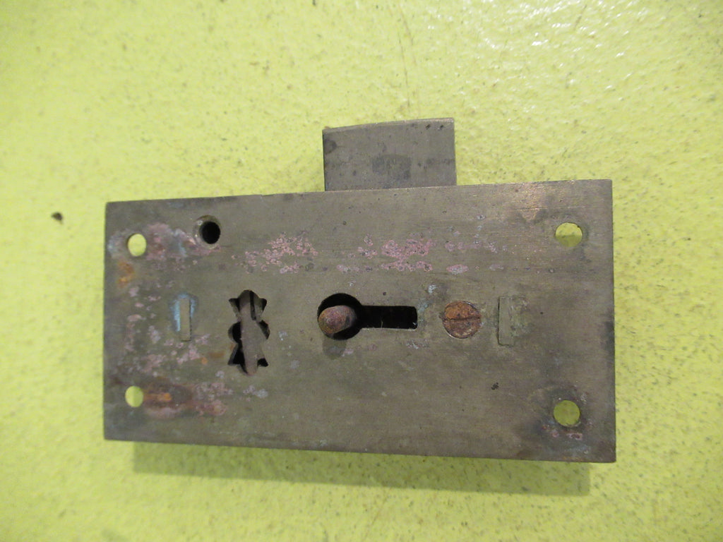 Antique Brass Cabinet Door Lock   75L x 37W x 10mm