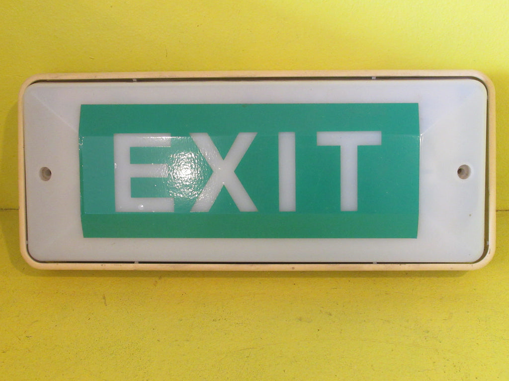 Prolight Exit Lighting Sign   130W x 55H x 30D