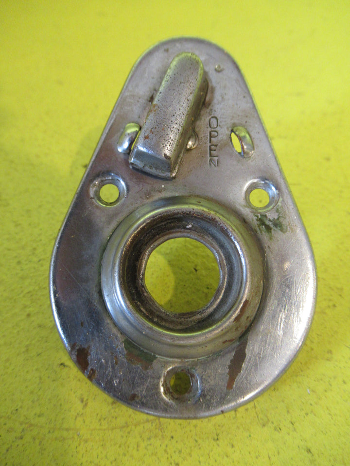 Art Deco Cover Plate for Privacy Lock   75L x 50W