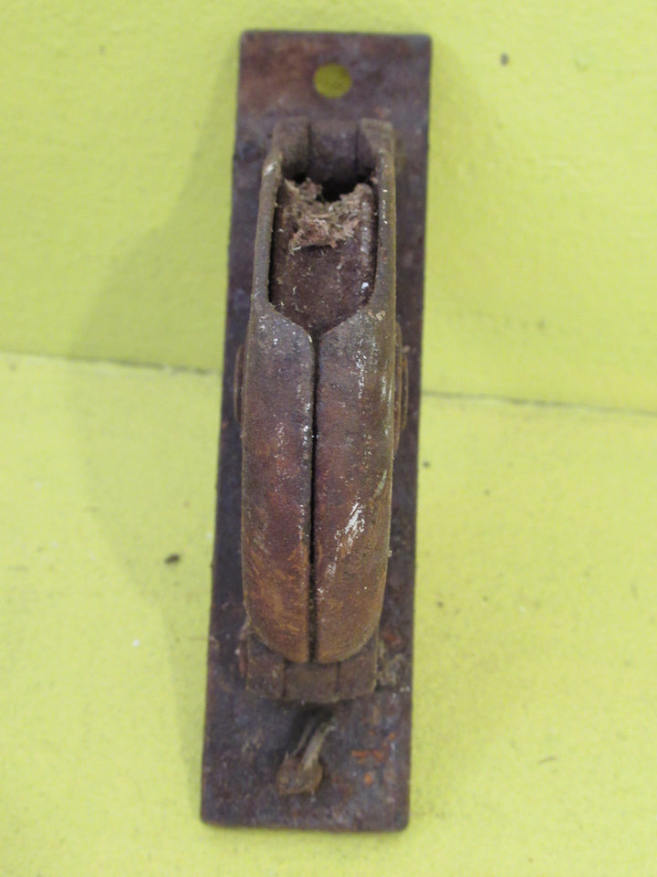 Rectangle Sash Weigh Pulley - Paisley Design 108L x 26W x 45D