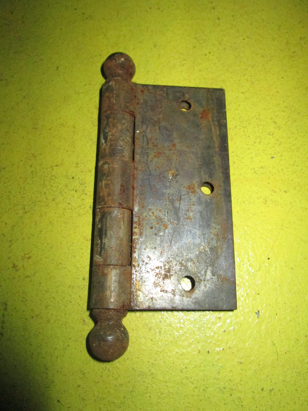 Antique Copper Finish Door Hinge with Ball Finials 76-89-102L x 40-52-62W x 3-4D