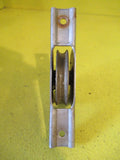 Henderson 913 SB Bottom Steel Door Rollers with Brass Wheels    110L x 43H x 20D