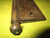 Antique Copper Finish Door Hinge with Ball Finials 76-89-102L x 40-52-62W x 3-4D