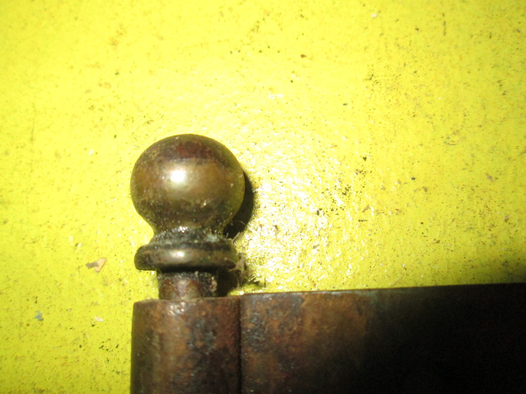 Antique Copper Finish Door Hinge with Ball Finials 76-89-102L x 40-52-62W x 3-4D