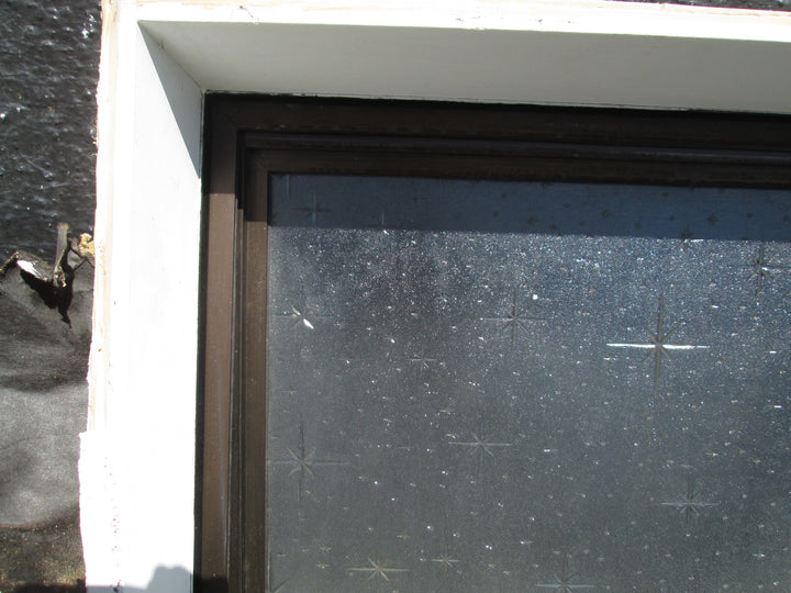 Brown Aluminum Osbcure 2 Lite with Opening Window 1220W x 970W