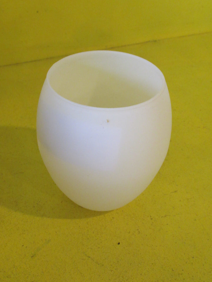 White Bell Shape Obscure Shades   130L x 110 Dia x 36mm Inside Dia