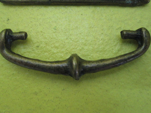 Rectangle Ornate Brass Pull Handles