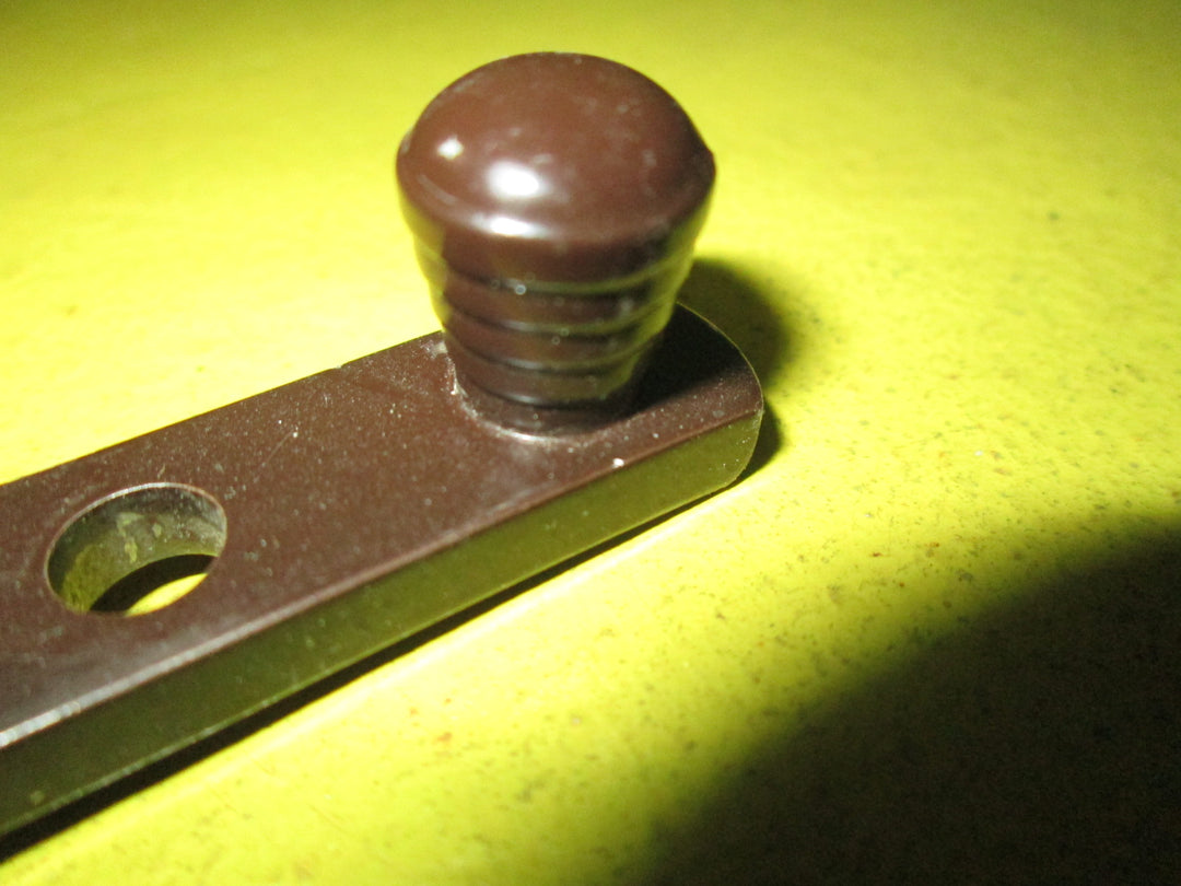 Brown Paint Finish Vortex End Casement Stay 360L x 12W