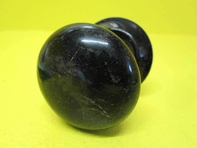 Black Porcelain Door Knob