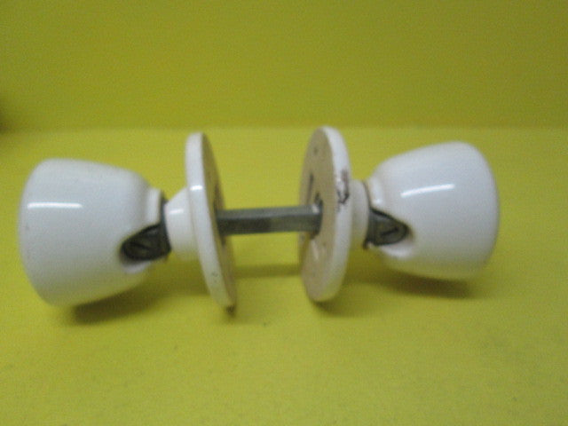 Bouquet of Roses Porcelain Door Knobs & Plate