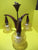 Retro Large Wooden Triangular 3 Light ceiling Light   375H x 40 Dia
