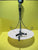 Retro Green & Black 3 Socket Ceiling Light with Large Frosted Glass Dome   650H x 530W