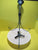 Retro Green & Black 3 Socket Ceiling Light with Large Frosted Glass Dome   650H x 530W