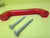 Red Plastic Pull Handles(110L x 16D)