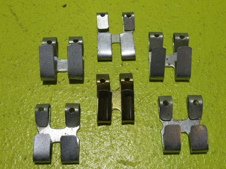 6x Double Aluminium Picture Hooks   22L x 20W