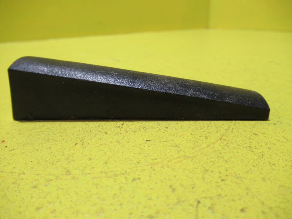 Modern Black Plastic Door Stops   90L x 20H