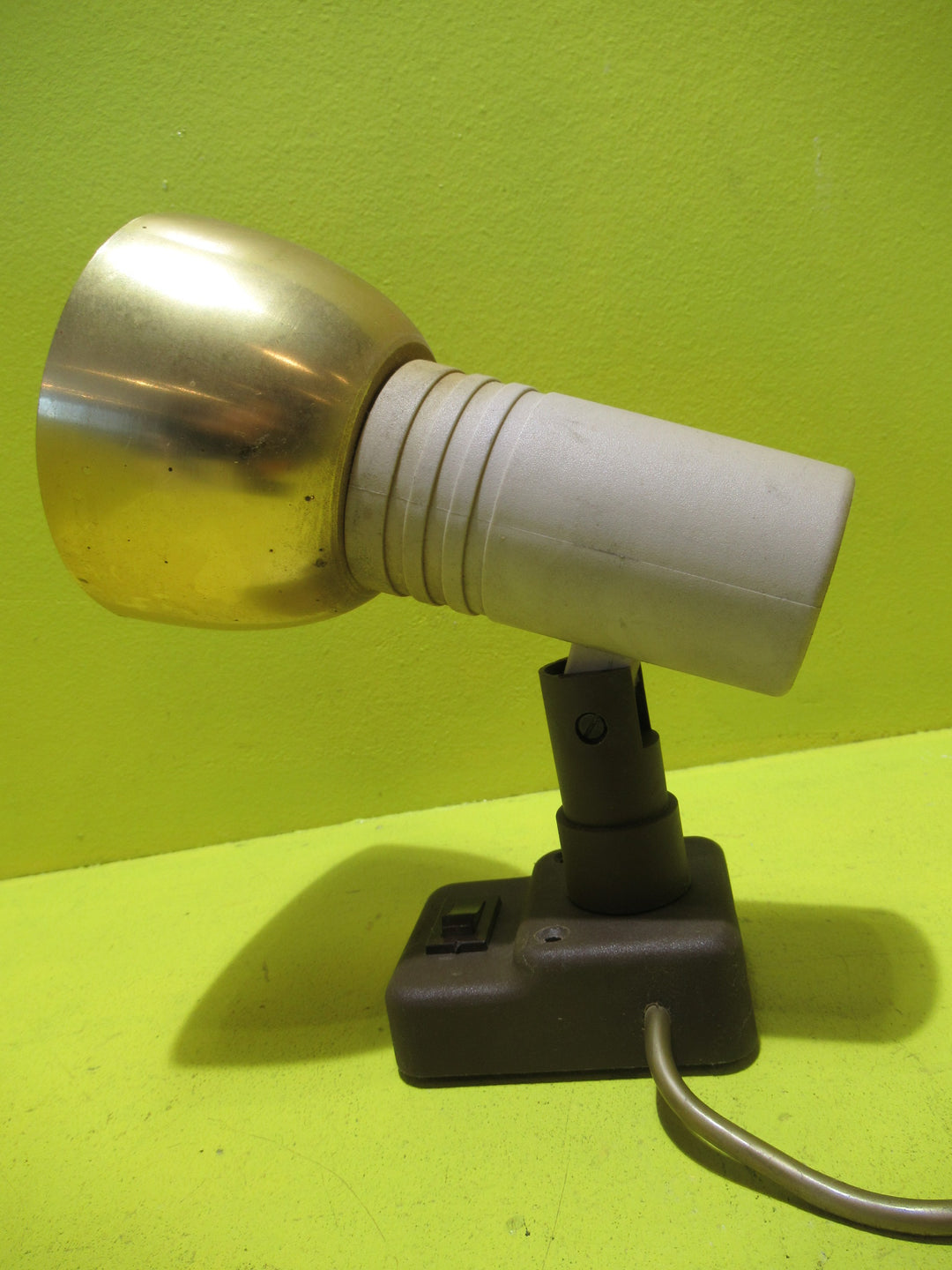 Retro Brown & Gold Wall Mount Spot Light   200H x 110W x 180D