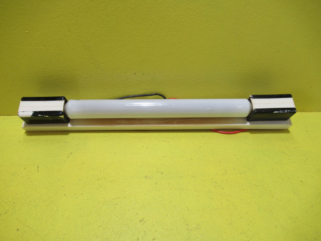 Art Deco Fluro Tube Wall Light with Bakelight ends   380L x 40W 45D