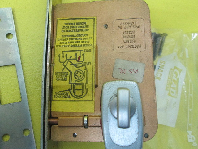Lockwood Mortice Lock & Snib Set 175L x 25W x 90Deep
