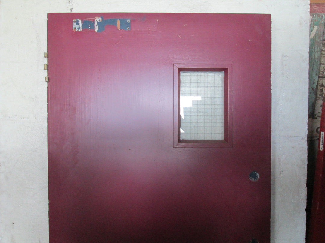 Purple Hollow Core Door with 1 Lite with Security Glass 1980H x 810W x 45D