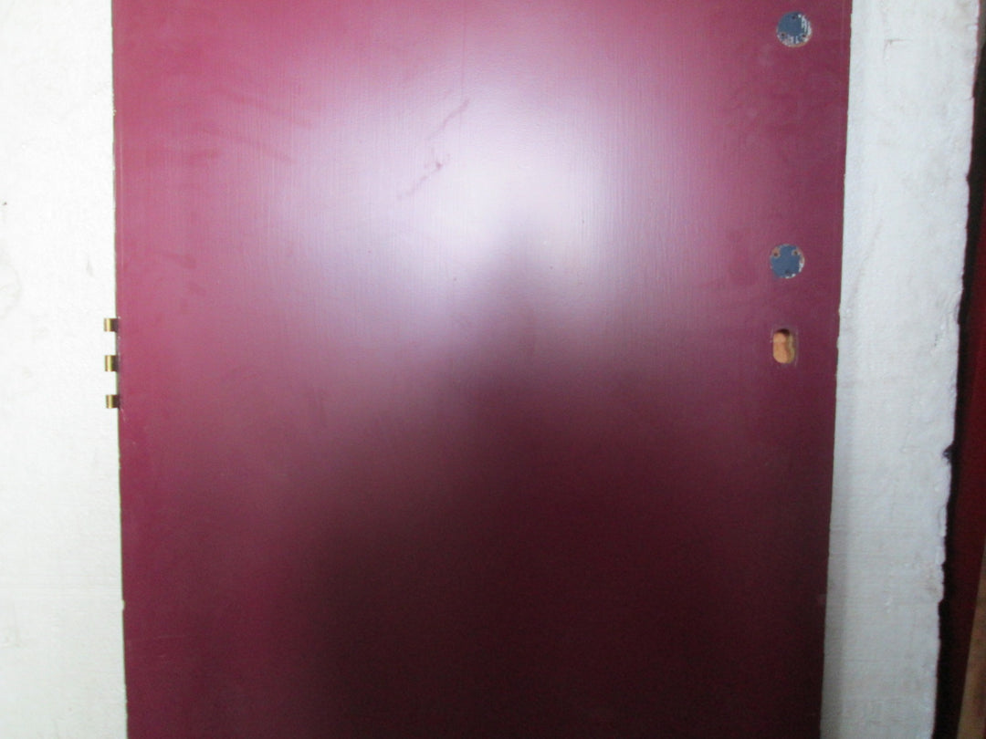 Purple Hollow Core Door with 1 Lite with Security Glass 1980H x 810W x 45D