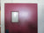 Purple Hollow Core Door with 1 Lite with Security Glass 1980H x 810W x 45D