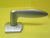 Brush Stainless Steel Square Plate & Wedge Lever Handles