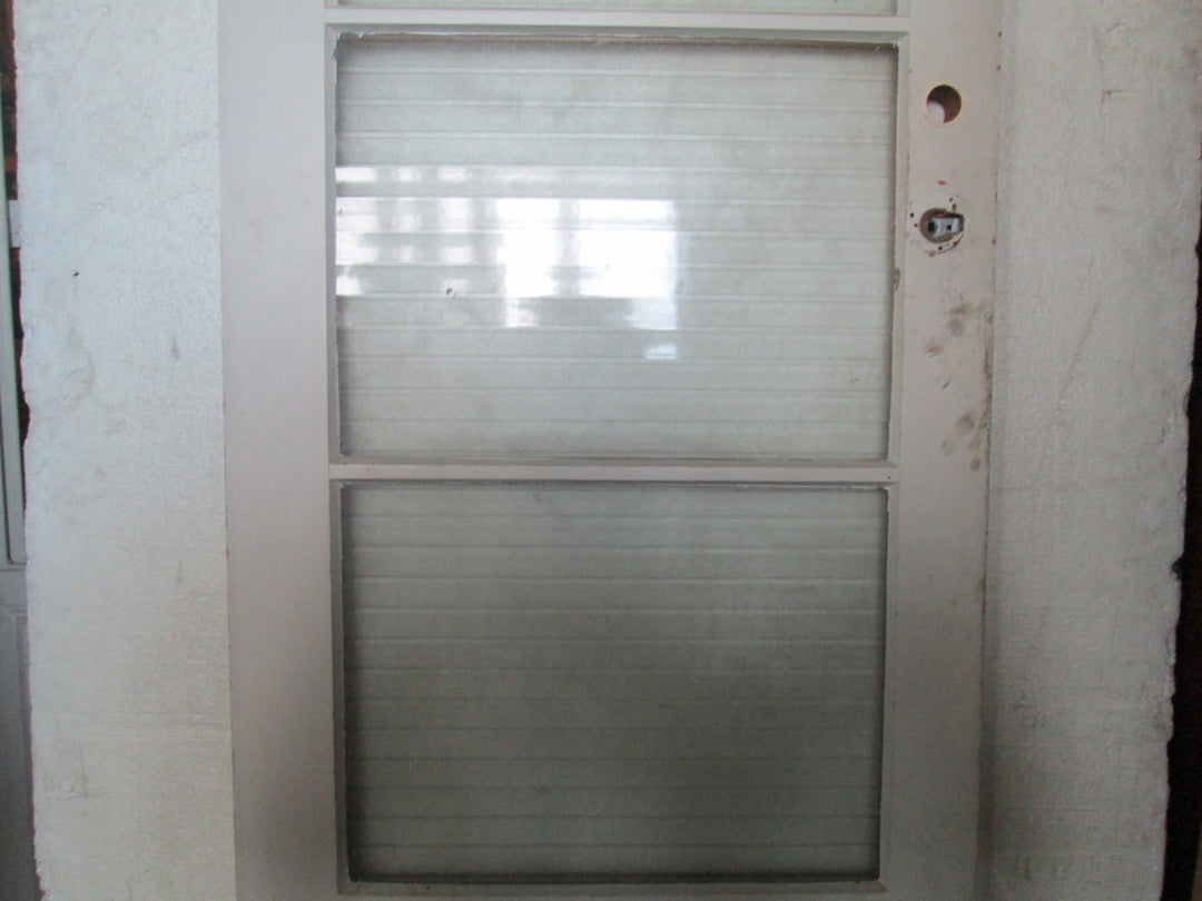 4 Lite Ribbon Glass Native Timber Door 1940H x 740W x 42D