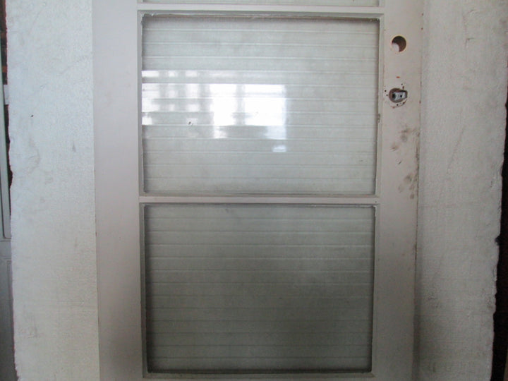 4 Lite Ribbon Glass Native Timber Door 1940H x 740W x 42D